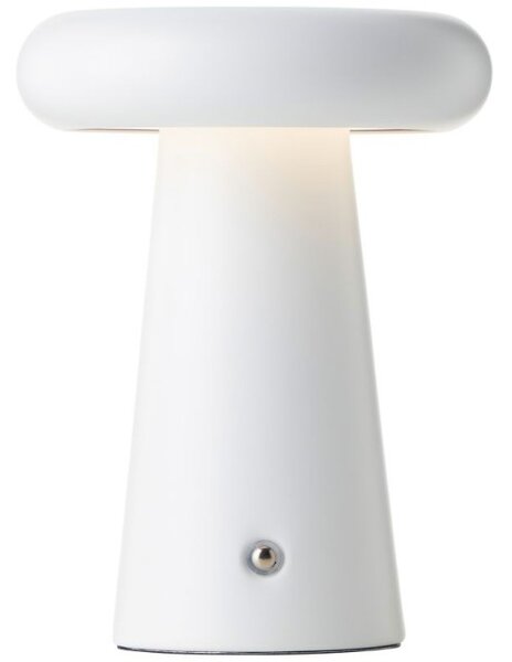 Brilliant G40895/75 Venkovní AKU stolní lampa MUFFIN matná bílá USB-C