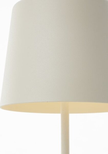 Brilliant G90939/09 Venkovní AKU stolní lampa KAAMI béžová USB-C