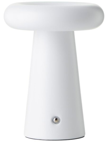 Brilliant G40895/75 Venkovní AKU stolní lampa MUFFIN matná bílá USB-C