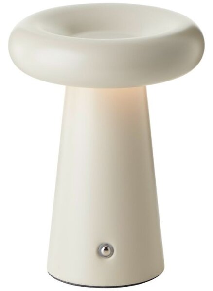 Brilliant G40895/09 Venkovní AKU stolní lampa MUFFIN béžová USB-C