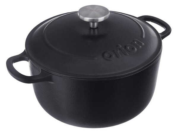 Litinový hrnec s pokličkou na indukci 5,2 l LITINA SMALT – Orion