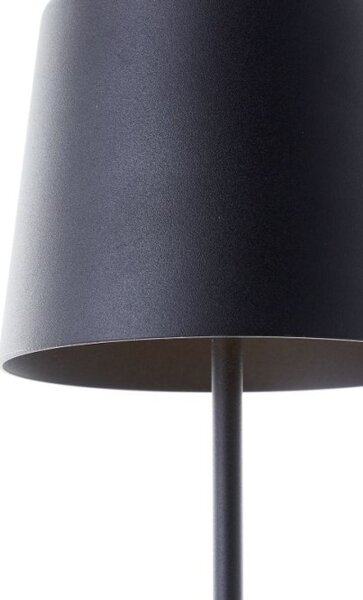 Brilliant G90939/76 Venkovní AKU stolní lampa KAAMI černá USB-C