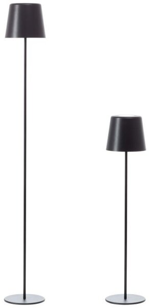 Brilliant G40890/06 Venkovní stojanová AKU lampa KAAMI černá USB-C