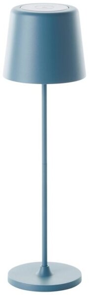 Brilliant G90939/04 Venkovní AKU stolní lampa KAAMI modrá USB-C