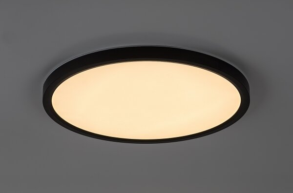Rabalux 75084 - LED Koup. str. svítidlo LAUTREC 24W/230V pr. 40 cm IP44 černá