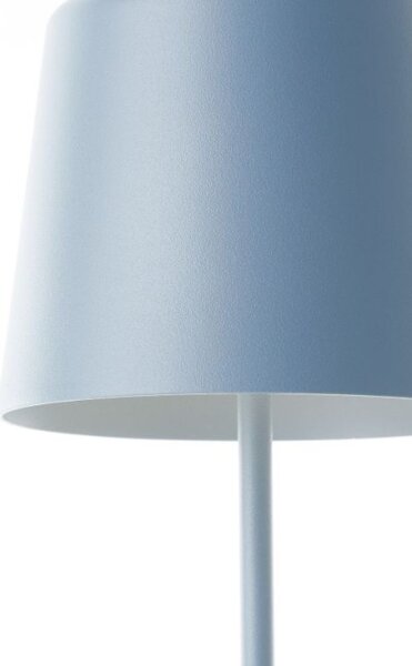 Brilliant G90939/04 Venkovní AKU stolní lampa KAAMI modrá USB-C