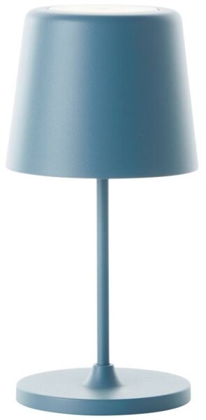 Brilliant G90939/04 Venkovní AKU stolní lampa KAAMI modrá USB-C