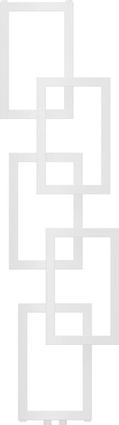 Mexen Grid, dekorativní koupelnový radiátor 1360 x 390 mm, 349 W, bílá, W215-1360-390-00-20