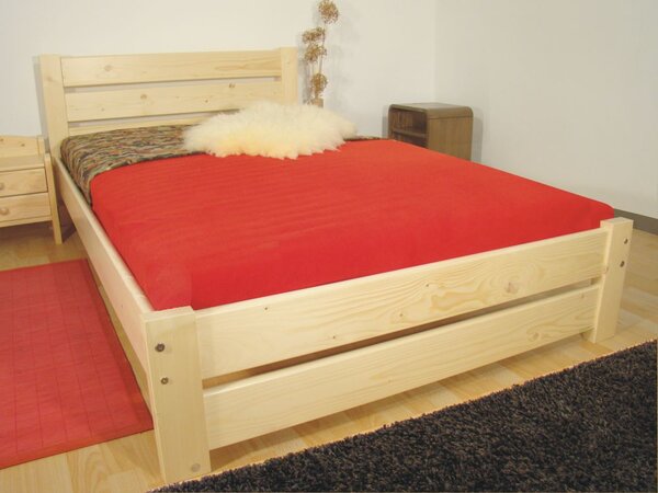ROALHOLZ Dřevěná postel z masivu NELA NR 90x200 smrk