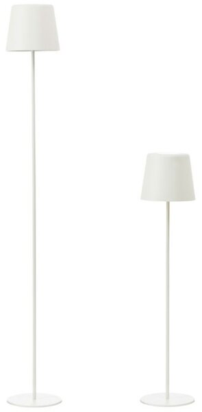Brilliant G40890/05 Venkovní stojanová AKU lampa KAAMI bílá USB-C