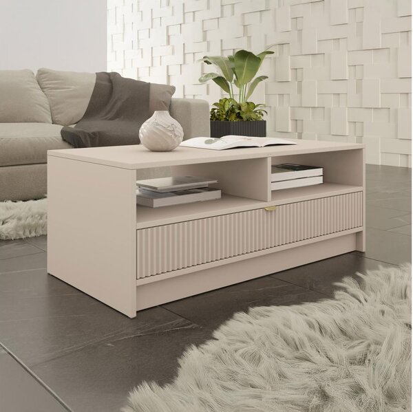 Konferenční stolek TIRENO 100x40 cm béžová