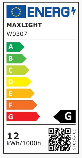 Maxlight W0306 Hliníkové LED svítidlo FLINK na stěnu IP44 bílé 45cm