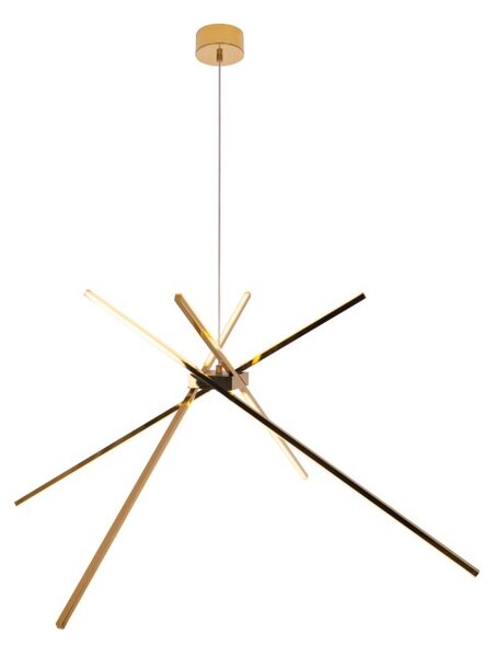 Maxlight P0457 Luxusní závěsné LED svítidlo SPIDER zlaté