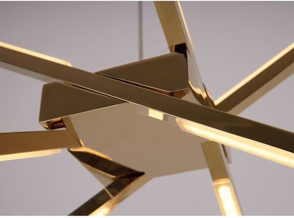 Maxlight P0457 Luxusní závěsné LED svítidlo SPIDER zlaté