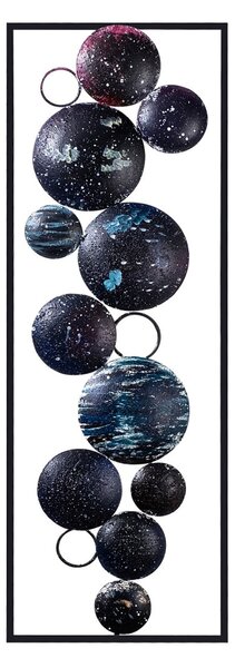 Wallity Nástěnná dekorace Space černo-modrá