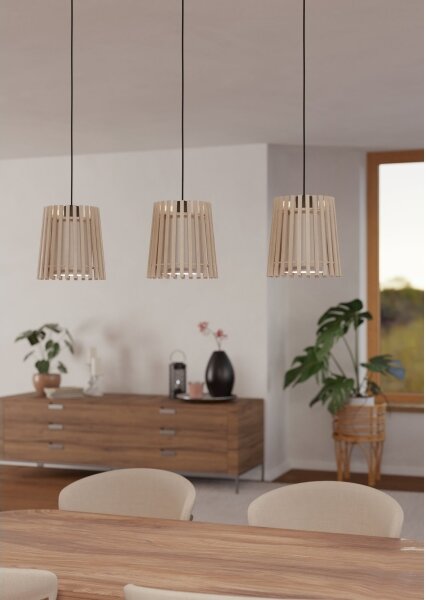 Eglo 900903 - Lustr na lanku FATTORIA 3xE27/25W/230V