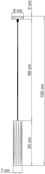 Sollux Lighting Luvo závěsné svítidlo 1x40 W černá-beton SL.0653
