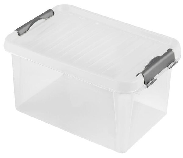 Heidrun Box úložný s víkem 8 l, plast, 33x22,5x16 cm