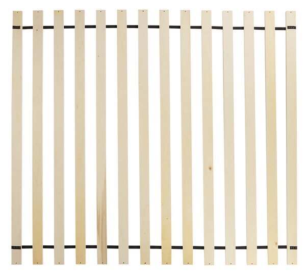 Postel Tkanina VALOGNES 160 x 200 cm Světle šedá