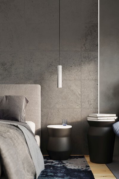Sollux Lighting Luvo závěsné svítidlo 1x40 W černá-beton SL.0653