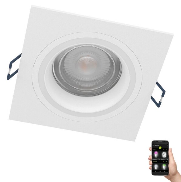 Eglo 900765 - LED RGBW Stmívatelné podhledové svítidlo CAROSSO-Z 4,7W/230V bílá