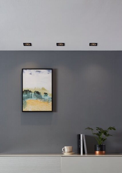 Eglo 900763 - LED RGBW Stmívatelné podhledové svítidlo CAROSSO-Z 4,7W/230V černá