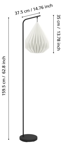 Eglo 43895 - Stojací lampa MINTING 1xE27/25W/230V