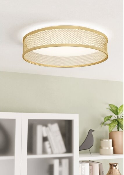 Eglo 900796 - LED Stropní svítidlo LUPPINERIA LED/20W/230V zlatá