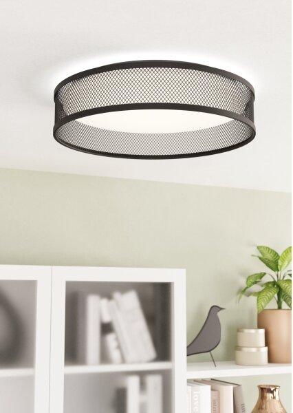 Eglo 900795 - LED Stropní svítidlo LUPPINERIA LED/20W/230V černá