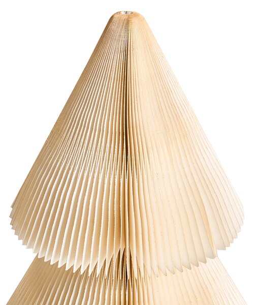 Sada 2 vánočních dekorací VEFSNA 90/122 cm Vánoční stromek Béžová