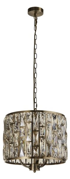 Searchlight 6583-3AB Závěsné glamour svítidlo BIJOU patina, průměr 38cm