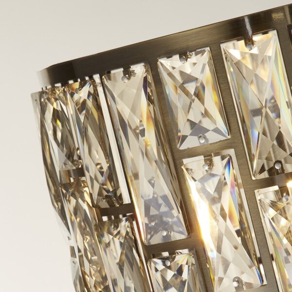 Searchlight EU6589AB Stojací lampa glamour BIJOU patina