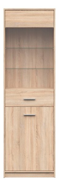 NEPO PLUS vitrína REG1D1W, dub sonoma