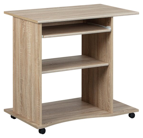 PC STŮL, Sonoma dub, 80/50/75 cm MID.YOU - Online Only psací stoly, Online Only