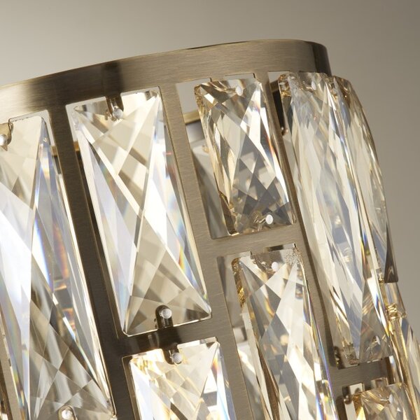 Searchlight EU6584AB Stolní lampa glamour BIJOU patina