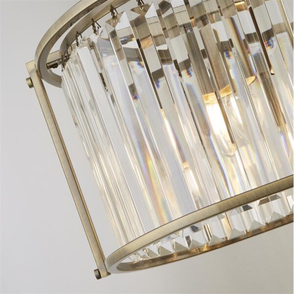 Searchlight 8095-5AB Závěsné glamour svítidlo VICTORIA patina