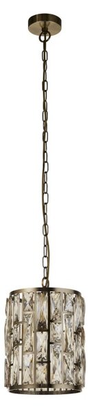 Searchlight 6581-1AB Závěsné glamour svítidlo BIJOU patina, průměr 22cm