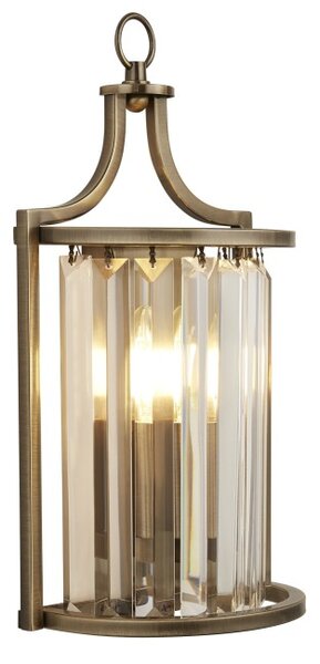 Searchlight 8571AB Nástěnné glamour svítidlo VICTORIA patina