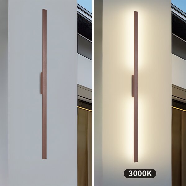 Brilagi - LED Venk. nást. svít. LUNA LED/30W/230V 3000K IP65 150 cm hnědá CRI 90