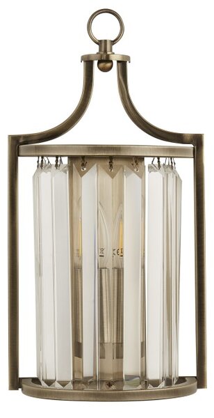 Searchlight 8571AB Nástěnné glamour svítidlo VICTORIA patina