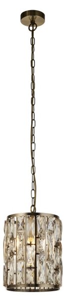 Searchlight 6581-1AB Závěsné glamour svítidlo BIJOU patina, průměr 22cm