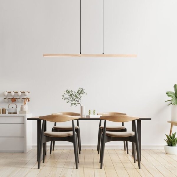 Brilliant G99072/76 Stropní závěsné LED svítidlo ARION světlé dřevo