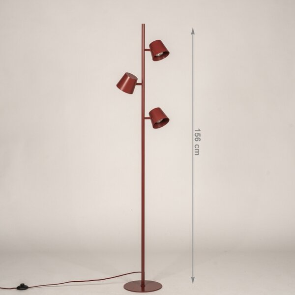 Stojací lampa Snap Fosca Red Trio (LMD)