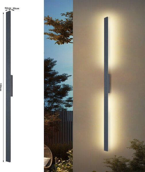 Brilagi - LED Venk. nást. svít. LUNA LED/30W/230V 4000K IP65 150 cm antr. CRI 90