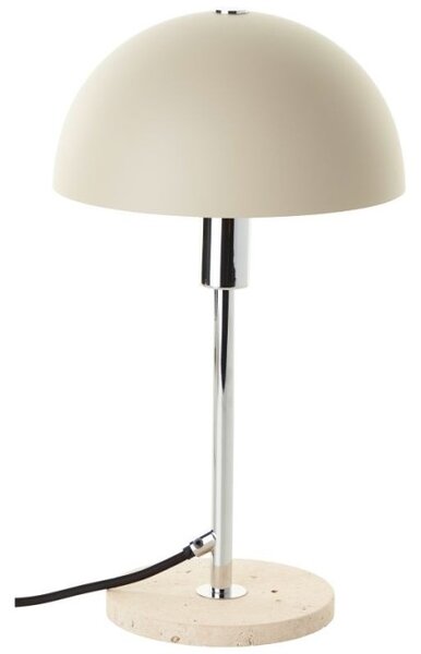 Brilliant 93095/79 Stolní lampa LILIAN béžová + TRAVERTIN