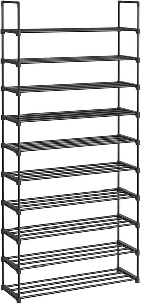 SONGMICS Botník Clarna 206 cm černý