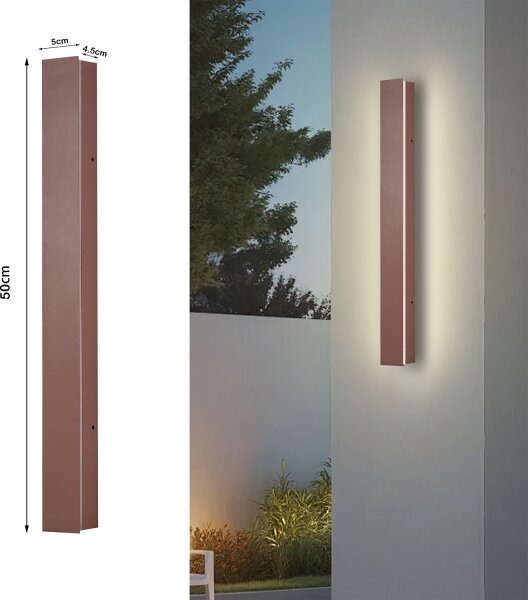 Brilagi -LED Venk. nást. svít. LINEAR LED/12W/230V 3000K IP65 50 cm hnědá CRI 90