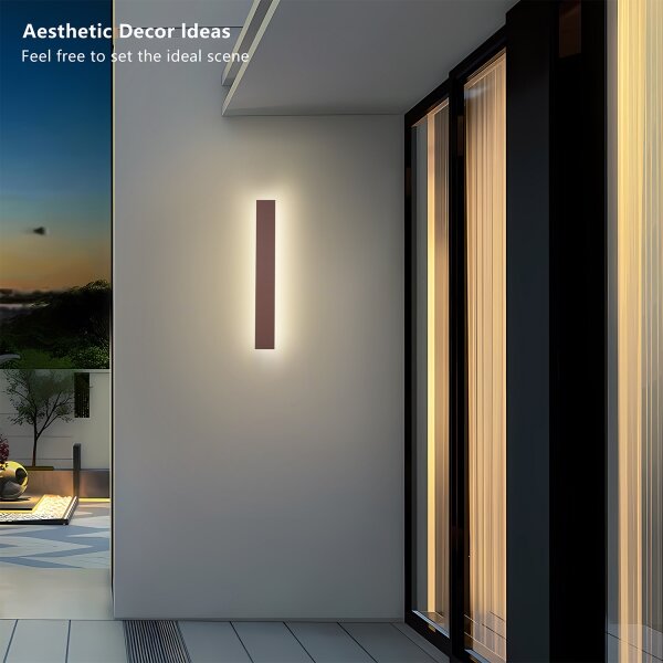 Brilagi -LED Venk. nást. svít. LINEAR LED/12W/230V 3000K IP65 50 cm hnědá CRI 90