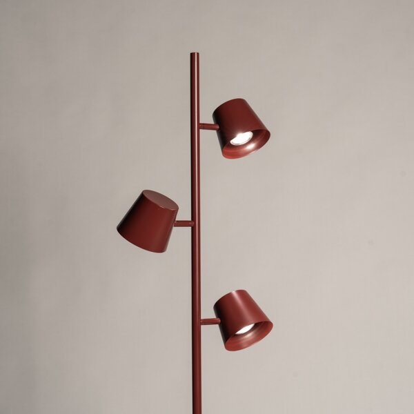 Stojací lampa Snap Fosca Red Trio (LMD)