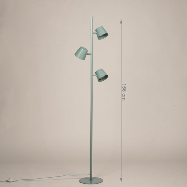 Stojací lampa Snap Fosca Old Green Trio (LMD)